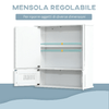 kleankin-Mobiletto-Bagno-Pensile-con-Antine-a-Specchio-55x17-5x60cm---Bianco