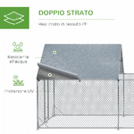 PawHut-Pollaio-da-Giardino-per-15-18-Galline-in-Acciaio-Zincato-e-PE-con-Tettoia-e-Serratura-600x300x195-cm