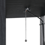 HOMCOM-Lampada-da-Terra-con-3-Mensole-e-2-Porte-USB-Attacco-Lampadine-E27-26x26x160cm-Nero