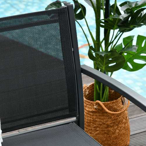 Outsunny-Salotto-da-Esterno-Set-4-Pezzi-con-1-Tavolino-2-Sedie-da-Giardino-e-1-Panca-in-Metallo-Nero