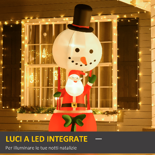 HOMCOM-Babbo-Natale-Gonfiabile-su-Mongolfiera-Decorazione-Natalizia-da-Esterno-con-Luci-LED---Multicolore
