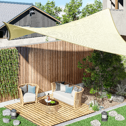 Outsunny-Vela-da-giardino-Rettangolare-in-HDPE-Crema-3x4m