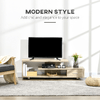 HOMCOM-Mobile-TV-Moderno-per-TV-fino-a-65--Mobile-TV-Aperto-in-Truciolato-con-Cassetto-135x35x41-7-cm