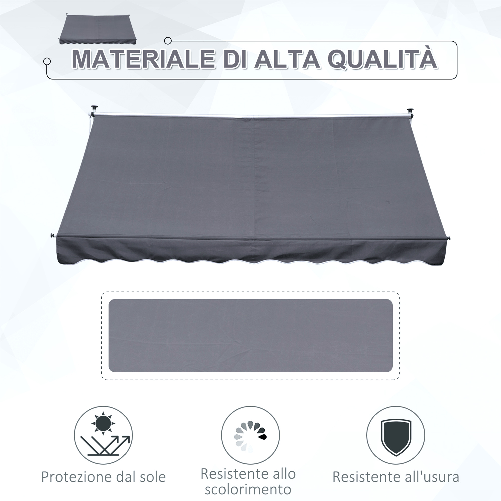 Outsunny-Tenda-da-Sole-3x1-5-m-a-Bracci-con-Manovella-Struttura-Telescopica-in-Metallo-e-Parasole-in-Poliestere