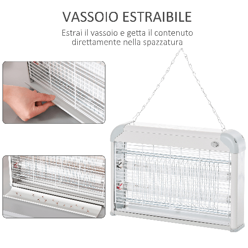 Outsunny-Lampada-Elettrica-Antizanzare-20W-37-5x8-5x26-5cm