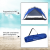 Outsunny-Tenda-da-Spiaggia-Pop-Up-per-4-Persone-con-Corde-e-Paletti-Poliestere-247x247x145cm-Blu