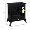 HOMCOM-Camino-a-Bioetanolo-da-Terra-con-Bruciatore-da-1-2L-e-Copertura-25--45x28x54cm-Nero