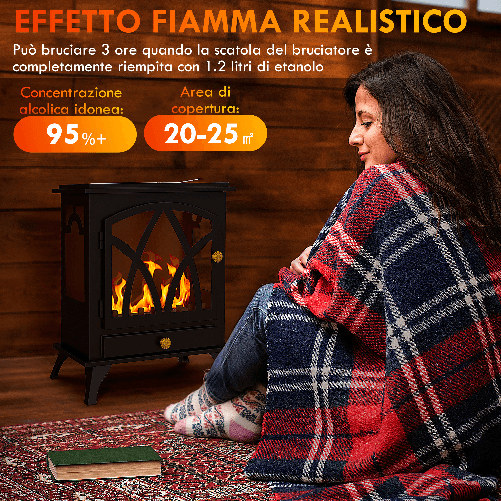 HOMCOM-Camino-a-Bioetanolo-da-Terra-con-Bruciatore-da-1-2L-e-Copertura-25--45x28x54cm-Nero