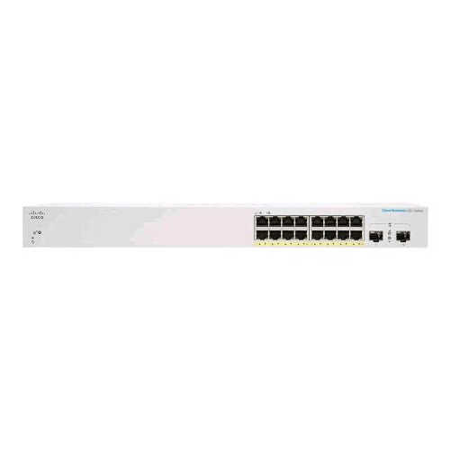 Cisco-CBS220-16P-2G-Gestito-L2-Gigabit-Ethernet--10-100-1000--Supporto-Power-over-Ethernet--PoE--Bianco