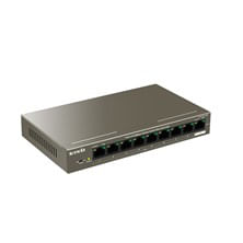 Tenda-TEF1109P-8-102W-switch-di-rete-Fast-Ethernet--10-100--Supporto-Power-over-Ethernet--PoE--Metallico