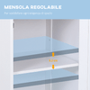 kleankin-Mobiletto-da-Bagno-con-Anta-e-Cassetto-Bianco-43-x-34-x-77cm