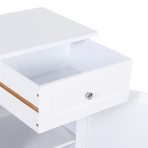 kleankin-Mobiletto-da-Bagno-con-Anta-e-Cassetto-Bianco-43-x-34-x-77cm