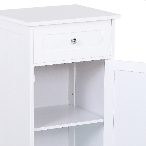 kleankin-Mobiletto-da-Bagno-con-Anta-e-Cassetto-Bianco-43-x-34-x-77cm