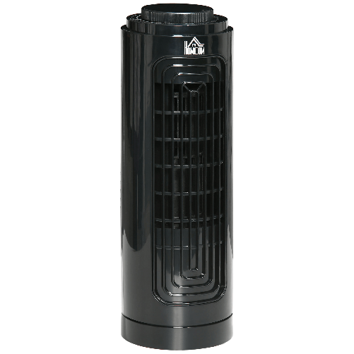 HOMCOM-Ventilatore-a-Colonna-Oscillante-a-3-Velocita-e-Basso-Rumore-in-ABS-e-Rame--11x32-5-cm-Nero