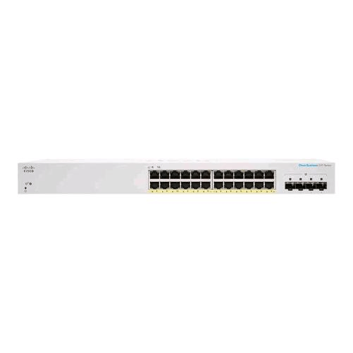 Cisco-CBS220-24FP-4G-Gestito-L2-Gigabit-Ethernet--10-100-1000--Supporto-Power-over-Ethernet--PoE--Bianco