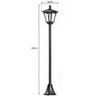 Outsunny-Lampione-LED-da-Esterno-ad-Energia-Solare-Lampada-da-Giardino-Lampada-da-Terra-Impermeabile-IP44-18-18-160cm-Nero