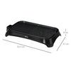 HOMCOM-Griglia-Elettrica-1600W-Antiaderente-con-2-Piastre-Temperatura-90-200--e-Vassoio-Raccogli-grasso