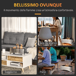 HOMCOM-Camino-Bioetanolo-in-Acciaio-Inox-3h-di-Combustione-con-Serbatoio-1-5L-e-Copertura-25m--45x18x17-cm-Argento