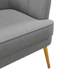 HOMCOM-Poltrona-in-Velluto-Imbottita-con-Gambe-Dorate-in-Poliestere-e-Acciaio-71x72x75cm-Grigio