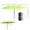 Outsunny-Ombrellone-da-Giardino-Doppio-con-Apertura-a-Manovella-in-Acciaio-e-Poliestere-460x270x240-cm-Verde-Chiaro