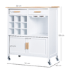 HOMCOM--Mobiletto-da-Cucina-con-RuotePortabottiglie-e-Porta-Bicchieri-in-Bambu