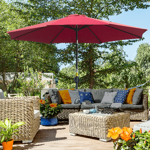 Outsunny-Ombrellone-da-Giardino-3x2-5-m-Inclinabile-con-Palo-Smontabile-in-Metallo-e-Poliestere-Rosso-Scuro