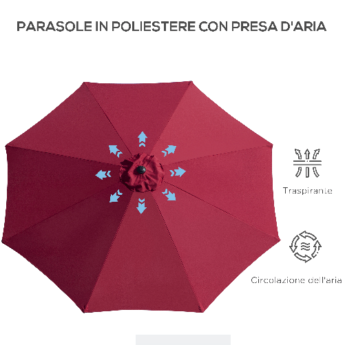Outsunny-Ombrellone-da-Giardino-3x2-5-m-Inclinabile-con-Palo-Smontabile-in-Metallo-e-Poliestere-Rosso-Scuro