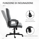 Vinsetto-Sedia-da-Ufficio-Girevole-con-Funzione-Dondolo-e-Altezza-Regolabile-65x72x102-112-5cm-Grigio