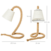 HOMCOM-Lampada-da-Tavolo-Stile-Marinaro-in-Corda-e-Tessuto-Attacco-E14-Abat-jour-per-Casa-e-Ufficio