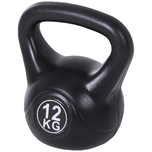 HOMCOM-Kettlebell-da-12-kg-per-Sport-e-Fitness-in-PVC-con-Sabbia-e-Maniglia-Liscia-Anti-Sfregamento