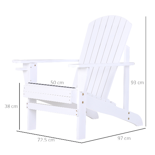 Outsunny-Sedia-da-Giardino-Adirondack-in-Legno-Bianco-Con-Porta-Bicchieri-Impermeabile-e-Anti-Muffa-97x72-5x93cm