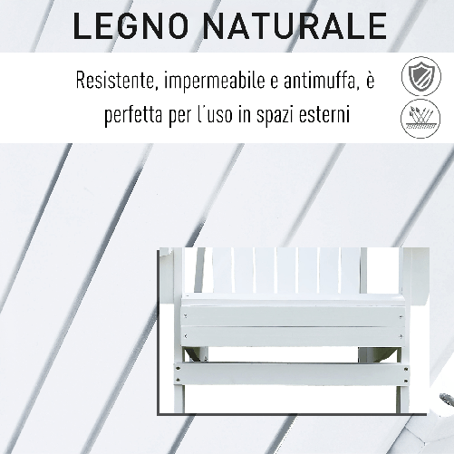 Outsunny-Sedia-da-Giardino-Adirondack-in-Legno-Bianco-Con-Porta-Bicchieri-Impermeabile-e-Anti-Muffa-97x72-5x93cm