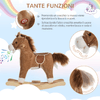 HOMCOM-Cavallo-a-Dondolo-Giocattolo-con-Suoni-Realistici-per-Bambini-36-72-Mesi-Include-2-Batterie-AA-Marrone