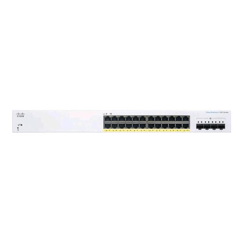 Cisco-CBS220-24P-4X-Gestito-L2-Gigabit-Ethernet--10-100-1000--Supporto-Power-over-Ethernet--PoE--Bianco