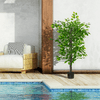 HOMCOM-Pianta-Artificiale-di-Ficus-Alta-135cm-con-Vaso-per-Interno-ed-Esterno-Verde