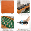 HOMCOM-Calcio-Balilla-Professionale-per-Adulti-e-Bambini-in-MDF-Tavolo-da-Biliardo-Billiardino-con-2-Palline-Segnapunti-e-22-Giocatori-122x61x80-7cm