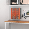 DURHAND-Cassettiera-Box-per-Accessori-Minuteria-Arancione-38x16x47-5cm