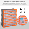 DURHAND-Cassettiera-Box-per-Accessori-Minuteria-Arancione-38x16x47-5cm