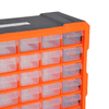 DURHAND-Cassettiera-Box-per-Accessori-Minuteria-Arancione-38x16x47-5cm