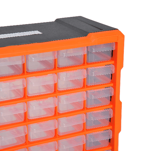 DURHAND-Cassettiera-Box-per-Accessori-Minuteria-Arancione-38x16x47-5cm