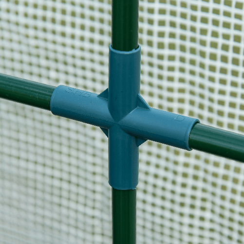 Outsunny-Serra-da-Giardino-con-Copertura-in-PE-anti-UV-e-Porta-Avvolgibile-214x118x212cm