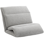 HOMCOM-Poltrona-da-Terra-con-Schienale-Reclinabile-in-Tessuto-71x72x60cm-Grigio-Chiaro