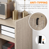 HOMCOM-Credenza-Moderna-Multiuso-con-Armadietto-e-Cassetto-in-Legno-80x30x96-5cm