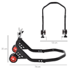 DURHAND-Cavalletto-Alzamoto-Posteriore-Universale-e-Regolabile-Cavalletto-Spostamoto-per-Moto-Sportive-Fino-200kg-Nero