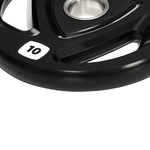 SPORTNOW-Set-di-2-Dischi-Pesi-da-10kg-in-Acciaio-con-Rivestimento-in-Gomma-per-Bilanciere