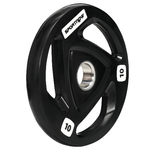 SPORTNOW-Set-di-2-Dischi-Pesi-da-10kg-in-Acciaio-con-Rivestimento-in-Gomma-per-Bilanciere