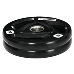 SPORTNOW-Set-di-2-Dischi-Pesi-da-10kg-in-Acciaio-con-Rivestimento-in-Gomma-per-Bilanciere