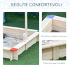 Outsunny-Sabbiera-per-Bambini-in-Legno-con-Panca-e-Tettuccio-Parasole-Regolabile-120x120x120cm