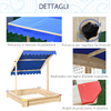 Outsunny-Sabbiera-per-Bambini-in-Legno-con-Panca-e-Tettuccio-Parasole-Regolabile-120x120x120cm