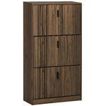 HOMCOM-Mobile-Scarpiera-a-3-Livelli-con-Ripiani-Regolabili-per-18-Paia-max-in-Truciolato-63x24x114-cm
